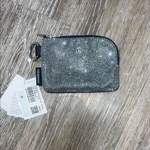 Lululemon Athletica Silver Glitter Wallet